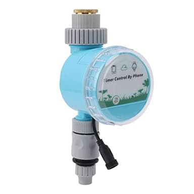 Sprinkler Timer, Water Timer for Garden Hose App Remote Control via WiFi or Bluetooth, Wireless Smart Hose Faucet Timer Automatic Irrigation System Controller for Lawn Garden Pool