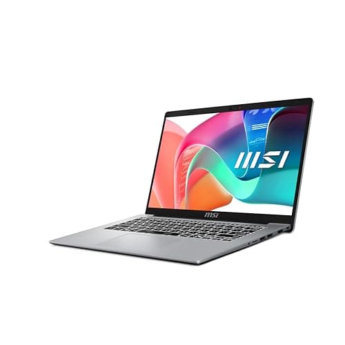 MSI Modern 14 F13MG-043AU, Business & Productivity Laptop, 14" FHD, Iris Xe Graphics, Raptor Lake i5-1335U, DDR IV 8GB*2 (3200MHz), 512GB NVMe PCIe SSD, Windows® 11 Home, Urban Silver