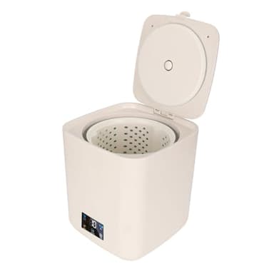 Portable Washing Machine, 7L Large Capacity Fully Automatic Small Washing Machine with Spin Dryer, One Click Start LCD Touch Screen Mini Washer for Dormitory Family Apartment RV