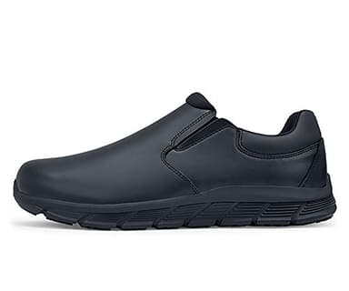 Shoes for Crews Cater II, Women's Non Slip Food Service Work Sneaker, Black, 10