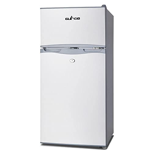 Glacio Portable Fridge 100L Bar Car Wine Fridges Storage Cooler Freezer Skincare, for Home Bedroom Outdoor Camping Caravan, Big Capacity LED Lamp Temperature Control