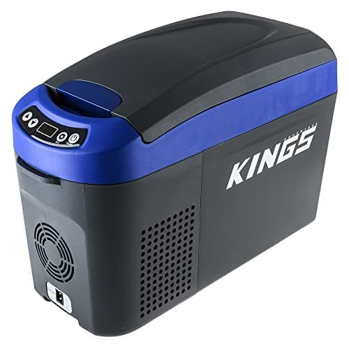 Kings 15L Centre Console Fridge Freezer Portable Travel Camping Car Cooler 12 V DC or 24 V from -18C to +10C