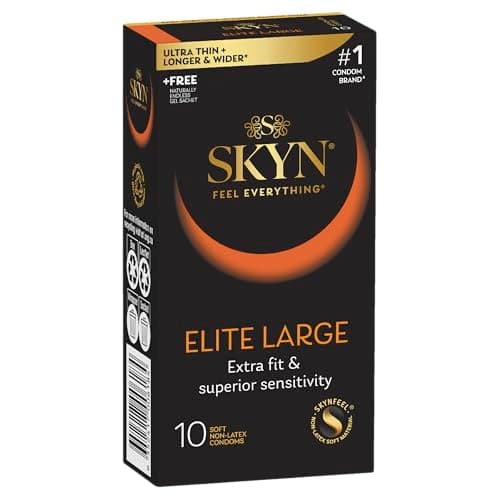 SKYN® Elite Large Ultra-Thin Non-Latex Condoms 10 Pack