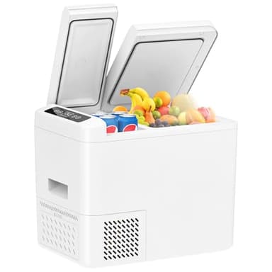 Advwin 28L Car Refrigerator, Dual Zone Portable Camping Fridge, 12V DC Car Fridge Freezer for Caravan, Travel, Camping & Outdoor Living