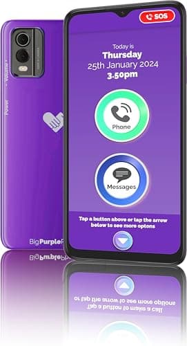 BigPurplePhone Silverfox Senior Smartphone