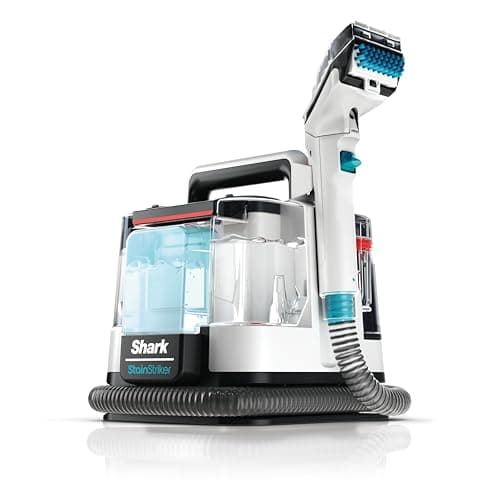 Shark StainStriker Portable Carpet & Upholstery Cleaner, Powerful Dual-Action Stain and Spot Remover for Deep Cleaning, PX200ANZ, White