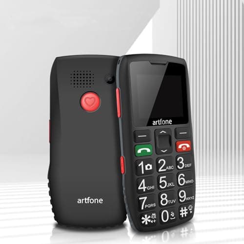 artfone 4G Volte Unlocked Cell Phones Australia, Basic Mobile Phone for Seniors with SOS Button, Talking Numbers, Loud Volume, FM Radio, Torch, 1400mAh Battery