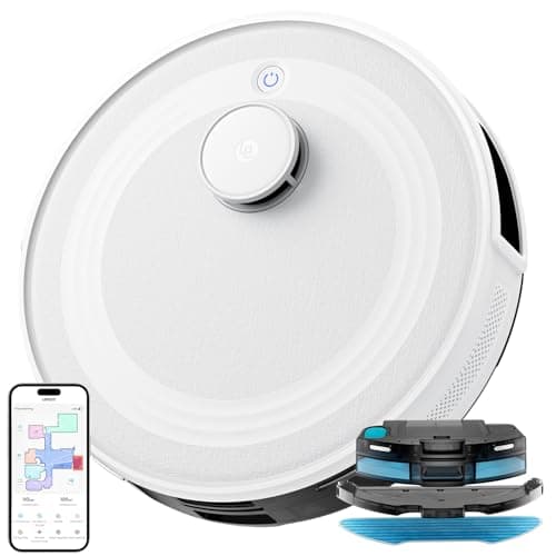 Lefant Robot Vacuum and Mop, 5500Pa Strong Suction, 140 Mins Runtime, dToF Navigation, Customized Cleaning, 3-Floor Mapping, WiFi/App/Alexa, Upgraded PSD Obstacle Avoidance Technology, M2 for Carpet