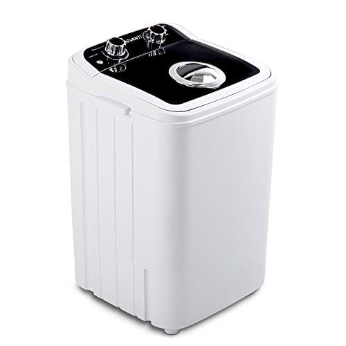 Portable Washing Machine 4.6KG Black Compact Mini Washer Laundry Appliance