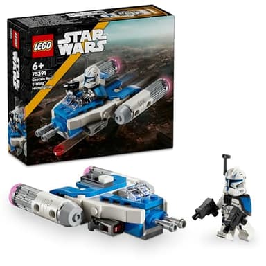 LEGO Star Wars Captain Rex Y-Wing Microfighter Building Toy for 6+ Year Old Boys & Girls, Collectible The Clone Wars Starship Vehicle Set with a Character Minifigure, Buildable Kids' Toys 75391