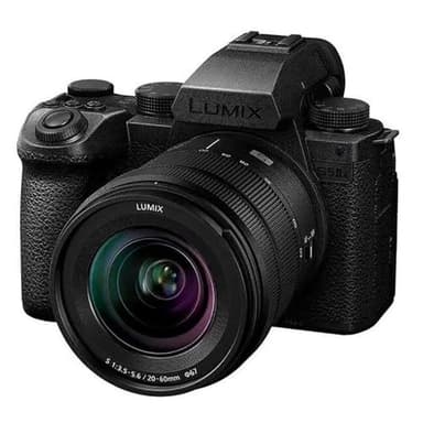 Panasonic LUMIX S5IIX 24.2MP S Series Mirrorless Camera with Phase Hybrid AF, Direct Streaming, 6K 10-bit 25/30p Unlimited Recording to External HDD via USB and 20-60mm Lens (DC-S5M2XKGN)